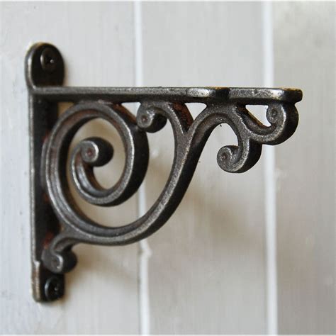 Victoria scroll cast metal decorative shelf bracket 100mm | Decoración ...