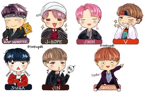 Gambar Bts Kartun Wallpaper Gambar Viral Dan Trend Hd | Images and ...