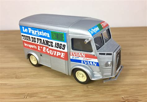 Citroen H Van Model Tour France 1969 Handcrafted Diecast Metal 1/43 ...