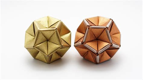 Origami Excavated Dodecahedron - Jo Nakashima