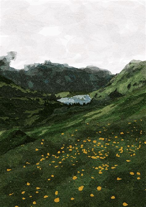 NATURE on Behance | Landscape illustration, Landscape art, Aesthetic art