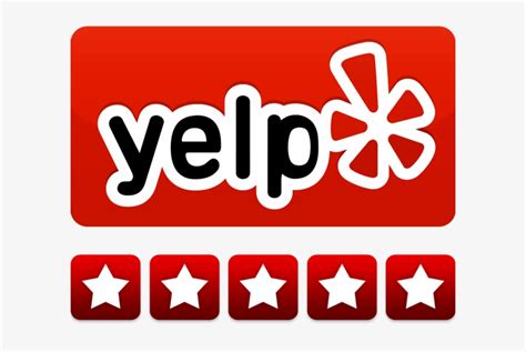 Yelp 5 Star Logo Png - Yelp - 600x470 PNG Download - PNGkit