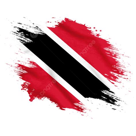 Trinidad And Tobago New Watercolor Flag Brush, Trinidad And Tobago ...