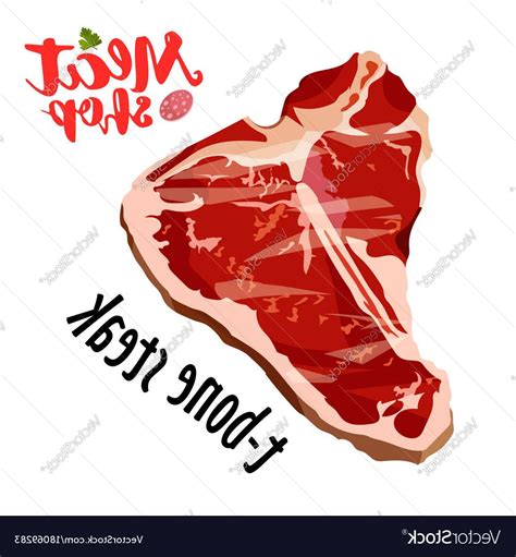 T Bone Steak Vector at Vectorified.com | Collection of T Bone Steak ...