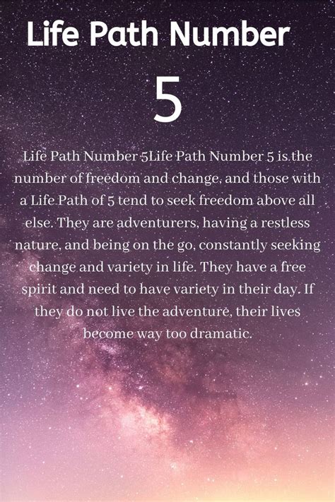 Life Path Number 5 Numerology | Life path number, Numerology life path ...