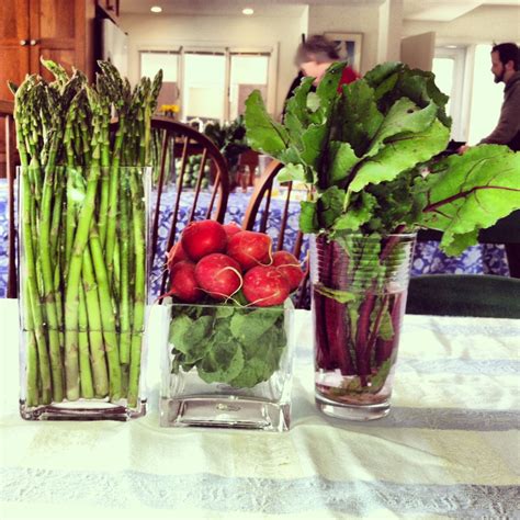 Vegetable centerpiece Food Centerpieces, Garden Centerpiece, Table ...