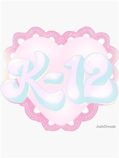 "K-12 Logo" Sticker by JosieDrawss | Redbubble