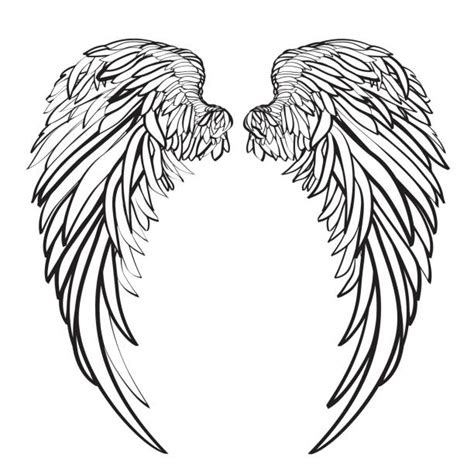 Gothic Wings Tattoo Drawings Illustrations, Royalty-Free Vector ...