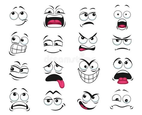 Cartoon Faces Clip Art