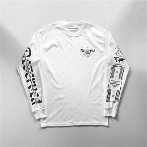 Long Sleeve T-Shirt Mockup | Studio Innate | Exclusive Download