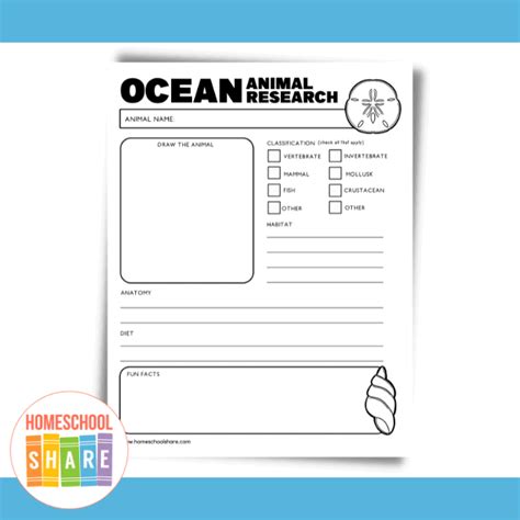 Ocean Zones Worksheets (free!) - Homeschool Share