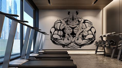 Gym Wall Decal Gym Wall Decor Sport Motivation Workout Wall Art Fitness ...