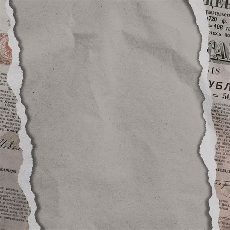 Premium PSD | Ripped old newspaper on brown background