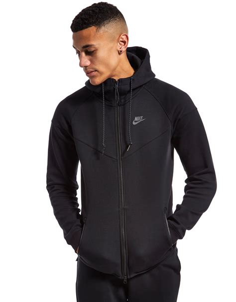 Nike Tech Fleece Windrunner Hoody in Nero | JD Sports