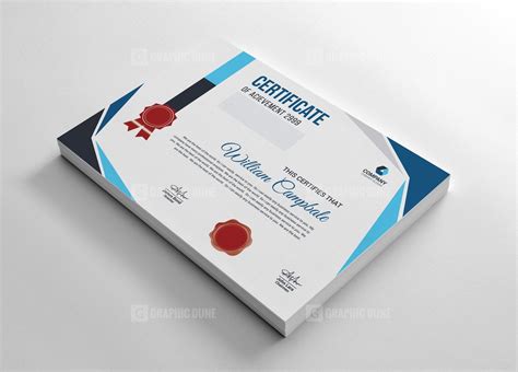 Attendance Certificate Template · Premium Graphic Design Templates