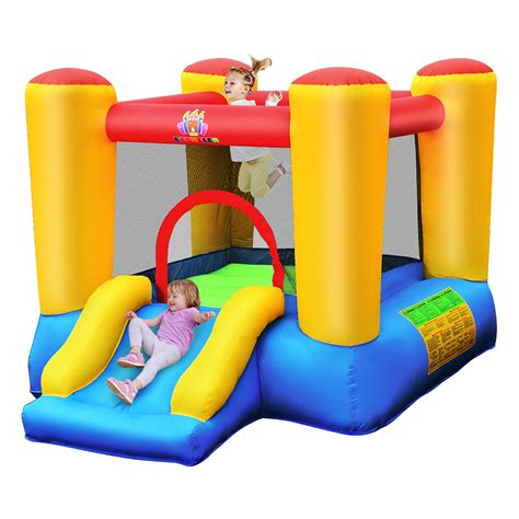 Costway Kids Inflatable Bouncer House with Slide - Walmart.com