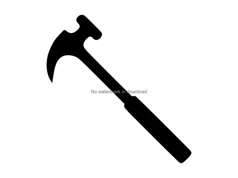 Hammer Clipart Image Hammer Vector Files Hammer Image File - Etsy Ireland