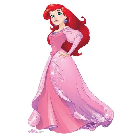 Lifesize Disney Princess Ariel Cardboard Cutout | Disney Princess Party ...