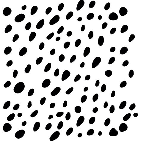 Free Printable Dalmatian Spots Template - Printable Word Searches