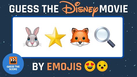 Disney Movie Quiz Guess The Emoji