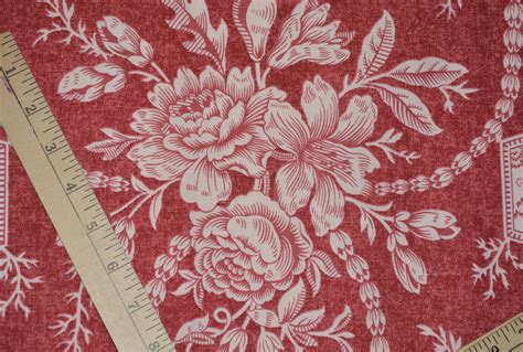 per Metre Laura Ashley French Toile Raspberry Fabric Haus & Garten €64.9