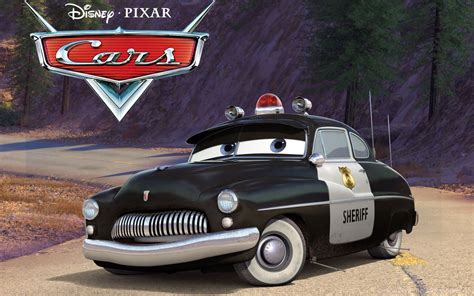 The Sheriff Police Car From Pixar's Cars Movie Desktop Wallpapers ...