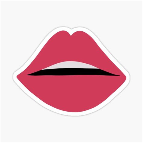 "Mouth Emoji" Sticker for Sale by mtan165 | Redbubble