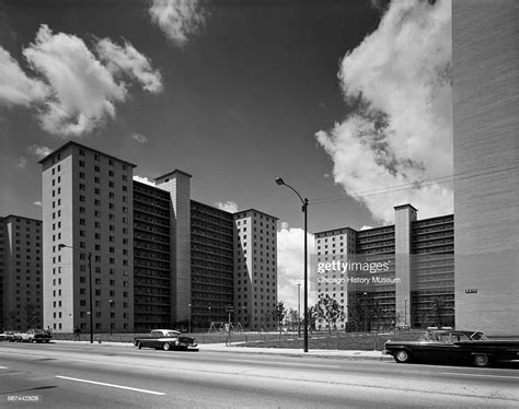 Exterior view of Robert Taylor Homes housing project, Chicago,... News ...