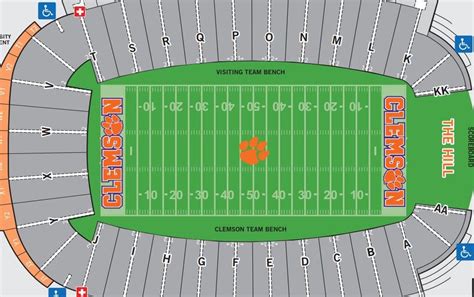 Clemson Tigers Football Seating Chart, Seat Views | TickPick