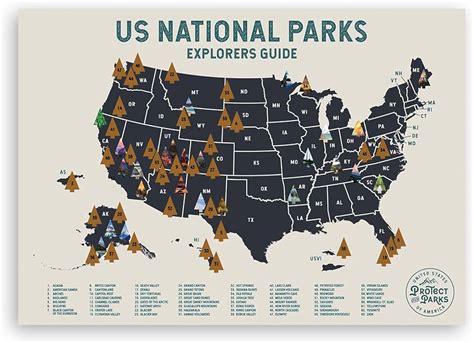 Your Printable National Parks Map With All 63 Parks (2023), 59% OFF