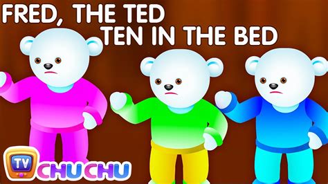 Ten In The Bed Nursery Rhyme With Lyrics - Cartoon Animation Rhymes ...