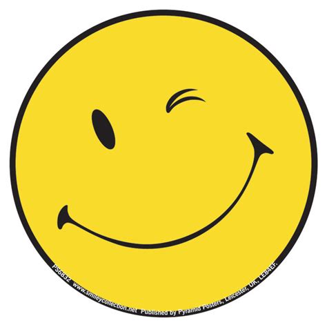 SMILEY - wink Sticker | Sold at EuroPosters