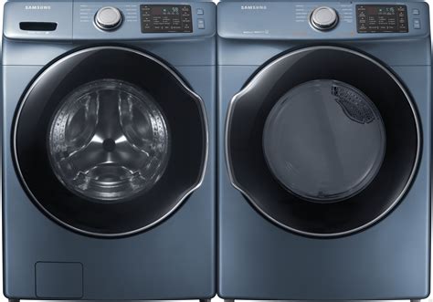 Samsung SAWADREBL22 Side-by-Side Washer & Dryer Set with Front Load ...