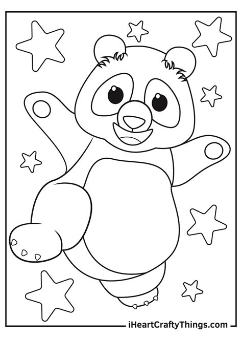 √ Panda Coloring Book : Panda Coloring Book Educational Game Royalty ...