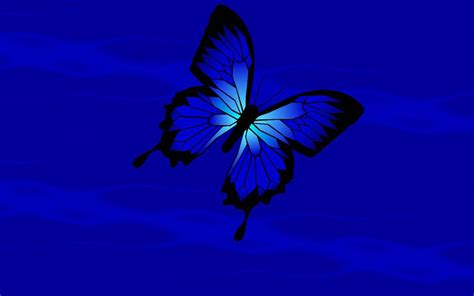 Light Blue Butterfly Wallpaper