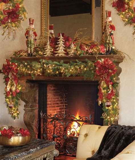 The Look | Frontgate Blog | Christmas mantel decorations, Christmas ...