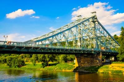 Elbe Bridge, Dresden jigsaw puzzle in Bridges puzzles on ...