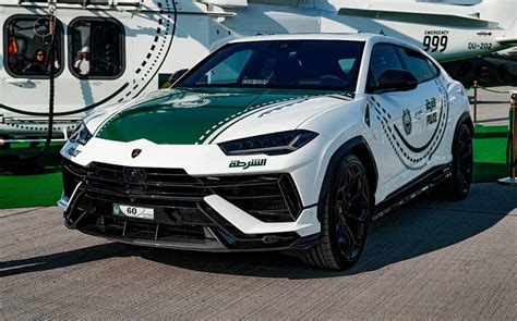 Dubai Police add Lamborghini Urus Performante to supercar fleet ...