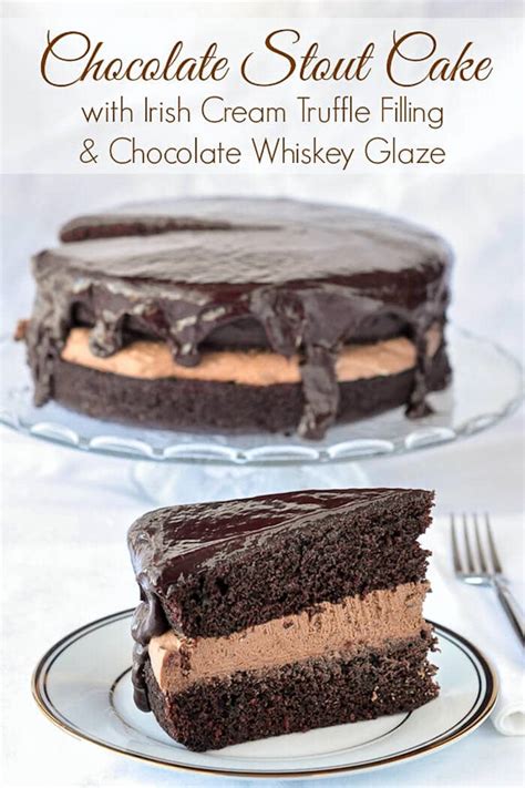 Chocolate Stout Cake with Baileys Truffle & Whiskey Glaze - Rock Recipes