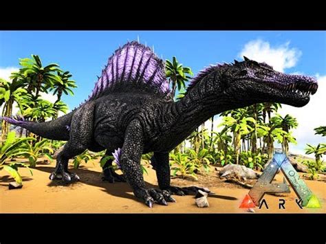 ARK: SURVIVAL EVOLVED - TAMING A SPINO!! - YouTube