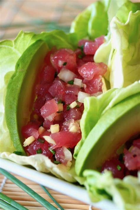 Ahi Tuna Tartare Recipe with Ginger | Cooking On The Weekends