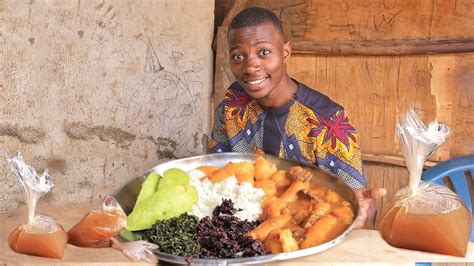 A typical Ugandan breakfast in a local Restaurant / Ugandan Cuisine ...