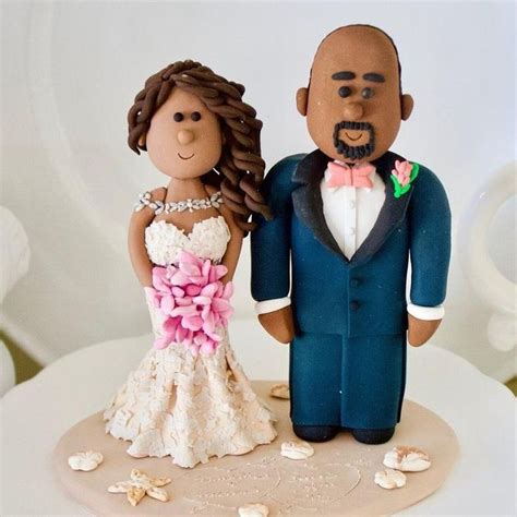 16 Black Couple Wedding Cake Toppers to Personalize Your Cake | Black ...