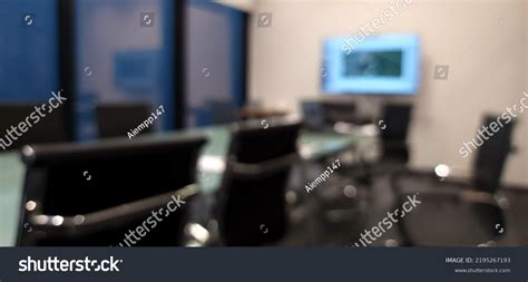 Blurred Office Meeting Room Background Product Stock Photo 2195267193 ...