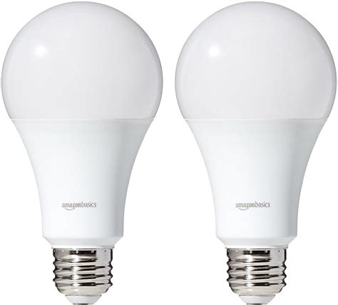 AmazonBasics 100 Watt Equivalent, Daylight, Non-Dimmable, A21 LED Light ...