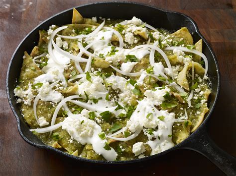 Green Chilaquiles in Roasted Tomatillo Sauce - Pati Jinich