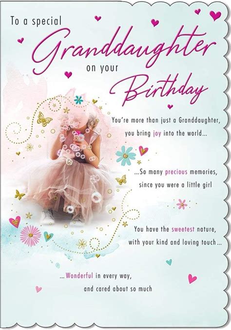 granddaughter birthday templates for creative card design candacefaber ...