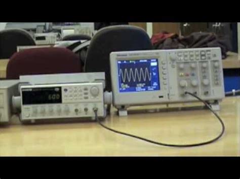 How to use a Function Generator and Oscilloscope - YouTube