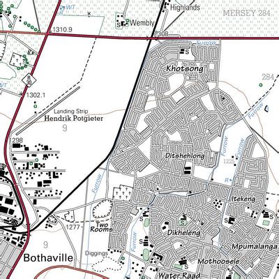 2726BC BOTHAVILLE Map by Chief Directorate: National Geo-spatial ...