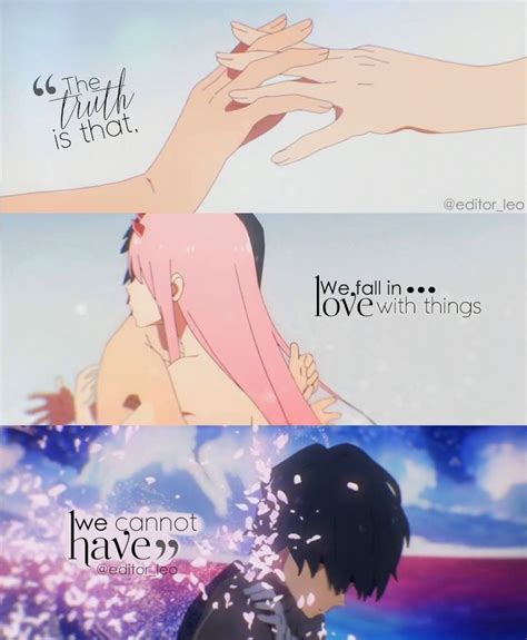 Darling In The Franxx Quotes A list of quotes from darling in the franxx